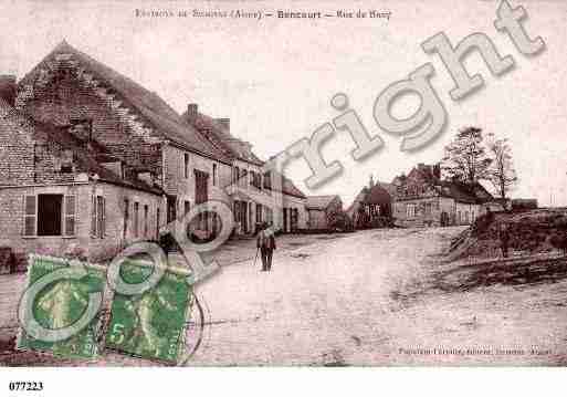 Ville de BONCOURT, carte postale ancienne