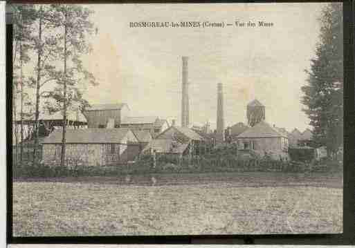 Ville de BOSMOREAULESMINES, carte postale ancienne