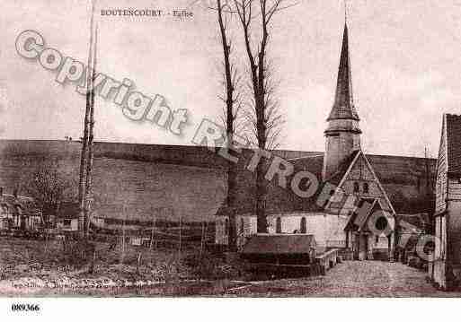 Ville de BOUTENCOURT, carte postale ancienne Ville de BOUTENCOURT, carte postale ancienne