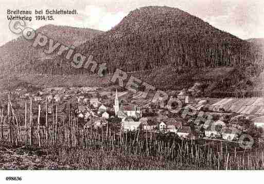 Ville de BREITENAU, carte postale ancienne