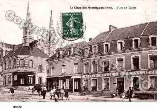 Ville de CHAPELLEMONTLIGEON(LA), carte postale ancienne