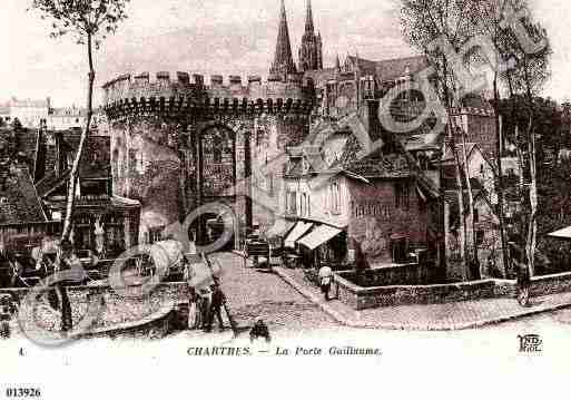 Ville de CHARTRES, carte postale ancienne