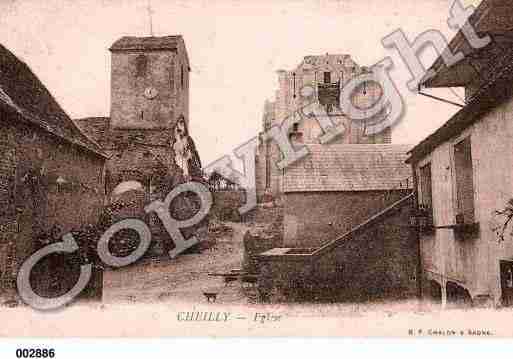 Ville de CHEILLYLESMARANGES, carte postale ancienne