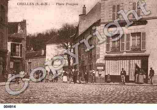 Ville de CHELLES, carte postale ancienne