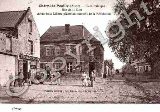 Ville de CHERYLESPOUILLY, carte postale ancienne