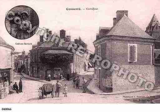 Ville de CONNERRE, carte postale ancienne