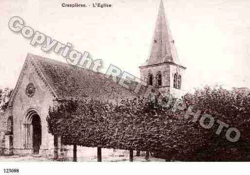 Ville de CRESPIERES, carte postale ancienne