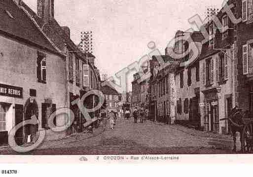 Ville de CROZON, carte postale ancienne