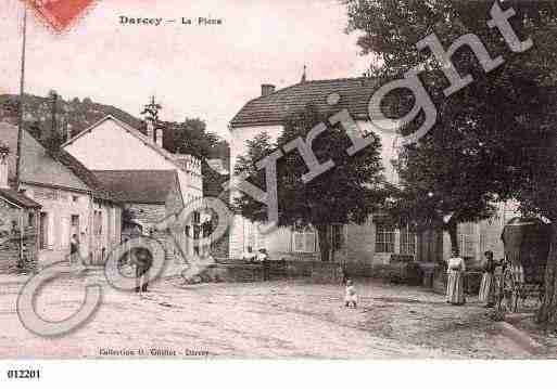 Ville de DARCEY, carte postale ancienne