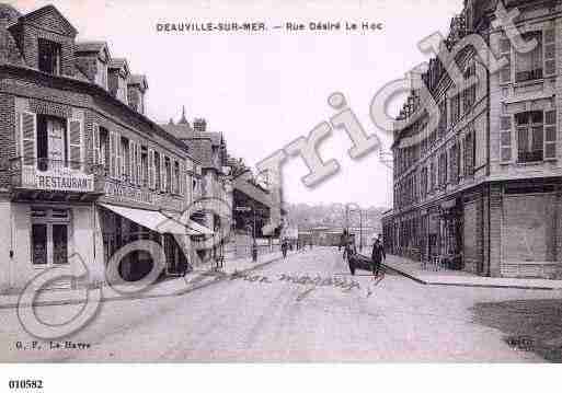 Ville de DEAUVILLE, carte postale ancienne