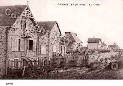 Ville de DENNEVILLE, carte postale ancienne