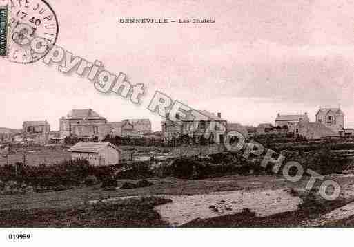 Ville de DENNEVILLE, carte postale ancienne