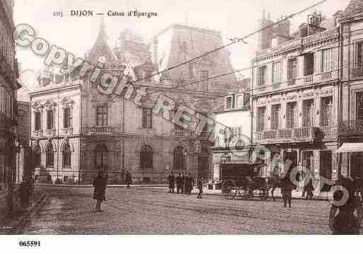 Ville de DIJON, carte postale ancienne