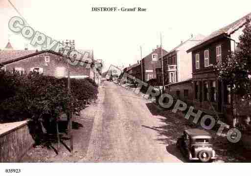 Ville de DISTROFF, carte postale ancienne