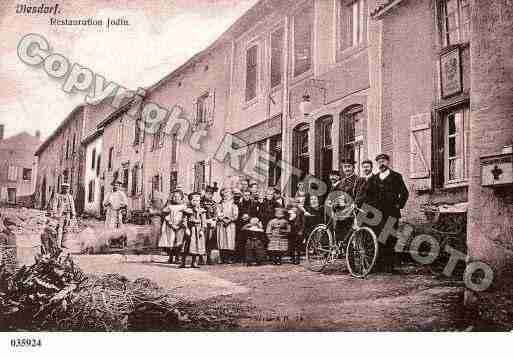 Ville de DISTROFF, carte postale ancienne