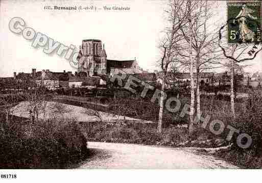 Ville de DOMAGNE, carte postale ancienne