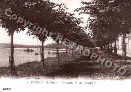 Ville de DUCLAIR, carte postale ancienne