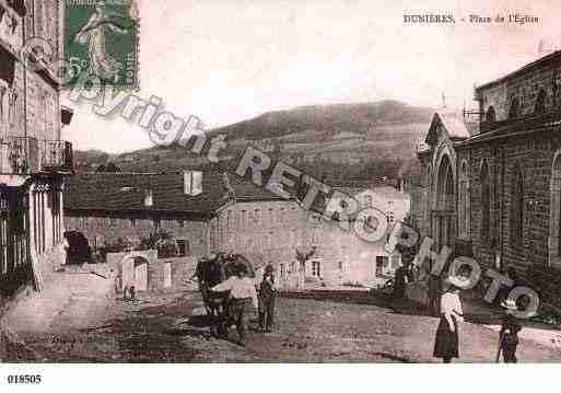 Ville de DUNIERES, carte postale ancienne