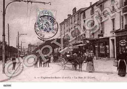 Ville de ENGHIENLESBAINS, carte postale ancienne