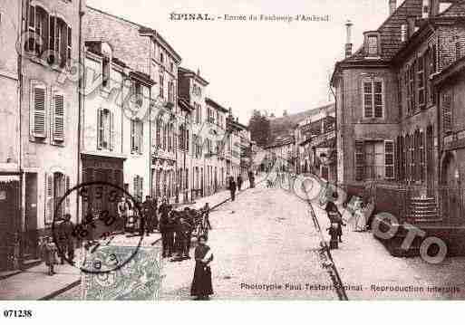 Ville de EPINAL, carte postale ancienne