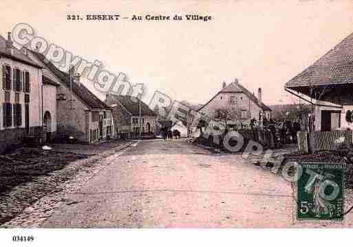 Ville de ESSERT, carte postale ancienne