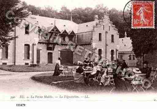 Ville de EU, carte postale ancienne