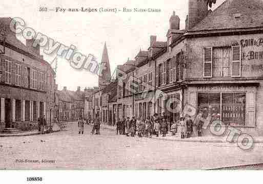 Ville de FAYAUXLOGES, carte postale ancienne