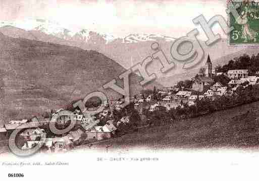 Ville de GALEY, carte postale ancienne