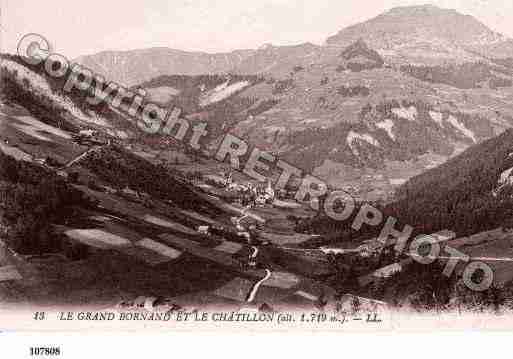 Ville de GRANDBORNAND(LE), carte postale ancienne