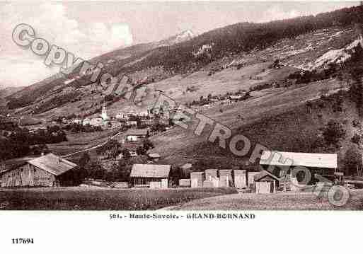 Ville de GRANDBORNAND(LE), carte postale ancienne