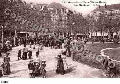 Ville de GRENOBLE, carte postale ancienne