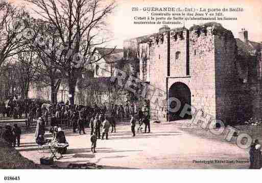 Ville de GUERANDE, carte postale ancienne
