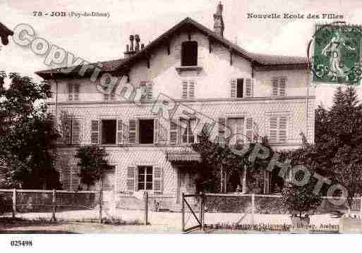 Ville de JOB, carte postale ancienne