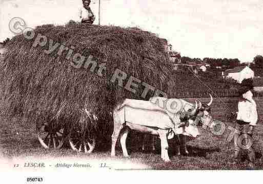 Ville de LESCAR, carte postale ancienne