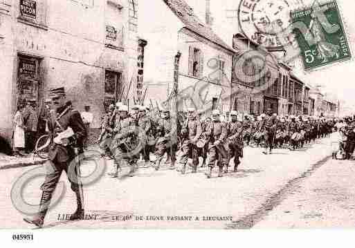 Ville de LIEUSAINT, carte postale ancienne