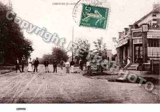 Ville de LIMOURS, carte postale ancienne