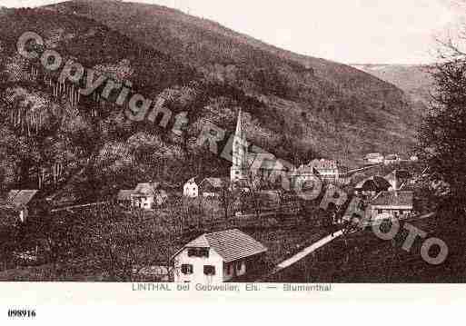 Ville de LINTHAL, carte postale ancienne