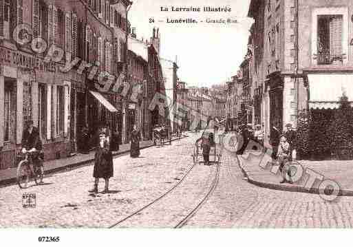 Ville de LUNEVILLE, carte postale ancienne