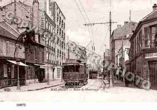 Ville de MALAKOFF, carte postale ancienne