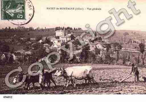 Ville de MAYETDEMONTAGNE(LE), carte postale ancienne