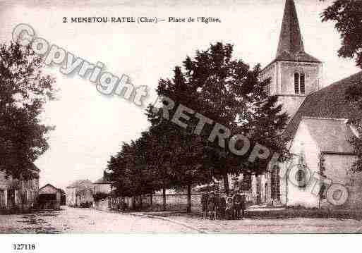 Ville de MENETOURATEL, carte postale ancienne