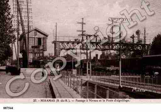 Ville de MIRAMAS, carte postale ancienne