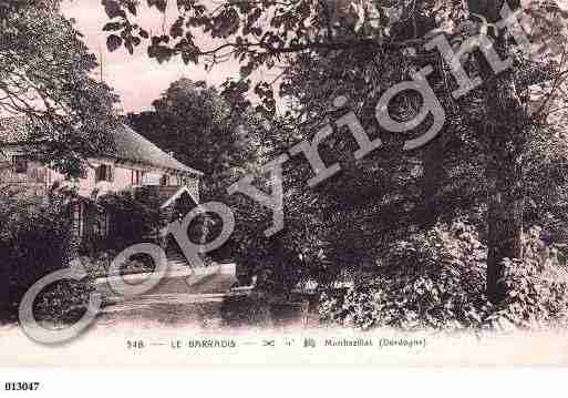 Ville de MONBAZILLAC, carte postale ancienne