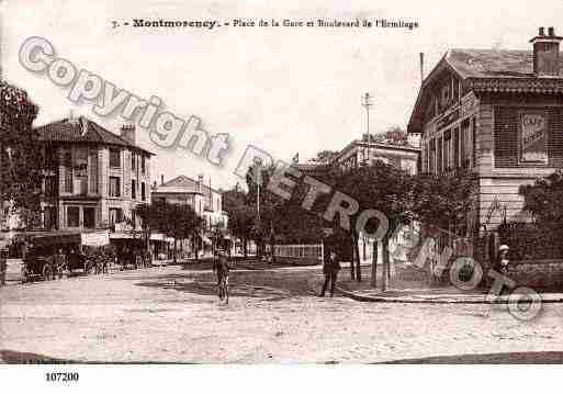 Ville de MONTMORENCY, carte postale ancienne