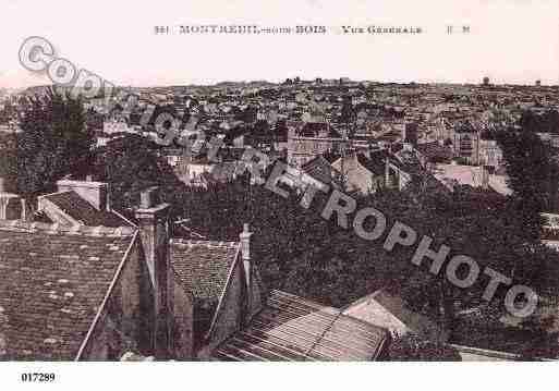 Ville de MONTREUIL, carte postale ancienne