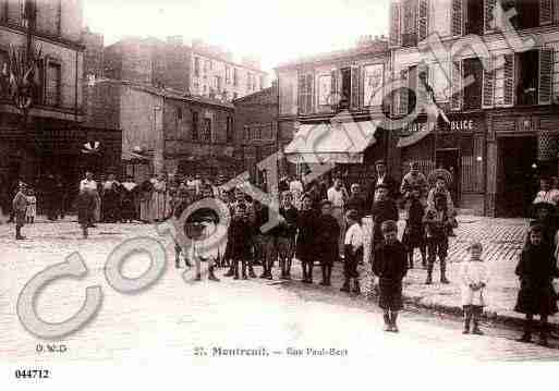 Ville de MONTREUIL, carte postale ancienne