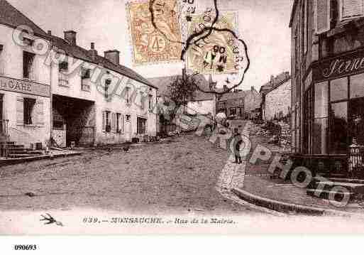 Ville de MONTSAUCHE, carte postale ancienne