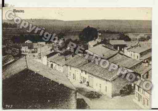 Ville de MOUZAY, carte postale ancienne