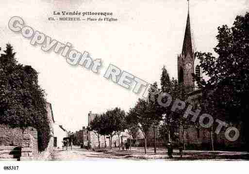 Ville de MOUZEUILSAINTMARTIN, carte postale ancienne