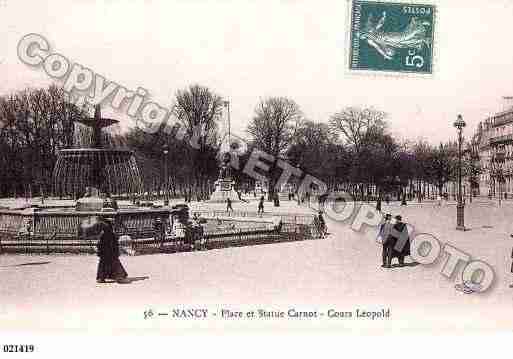 Ville de NANCY, carte postale ancienne